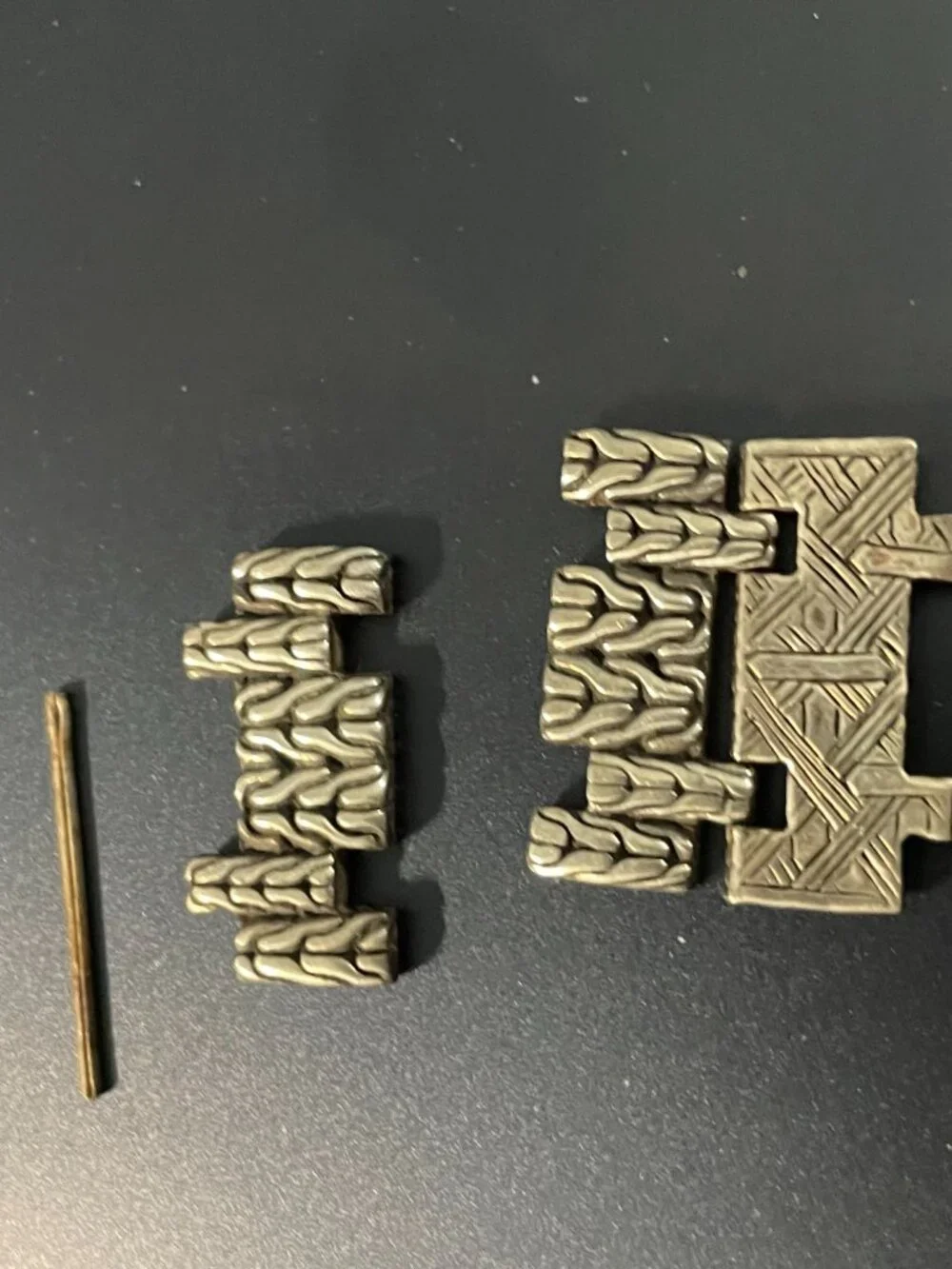 JOHN HARDY STERLING SILVER WATCH DEPLOYMENT CLASP